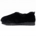 HAILEY FLUFF SLIPPERS  BLACK