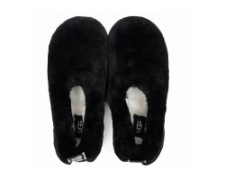 HAILEY FLUFF SLIPPERS  BLACK