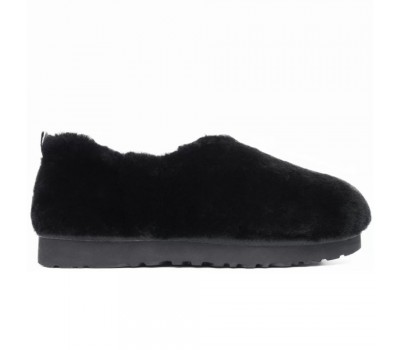 HAILEY FLUFF SLIPPERS  BLACK