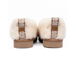 HAILEY FLUFF SLIPPERS NATURAL