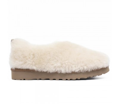 HAILEY FLUFF SLIPPERS NATURAL