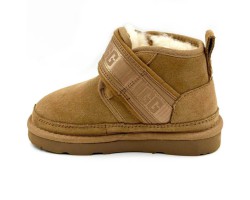 UGG KIDS BOOTS NEUMEL SNAPBACK CHESTNUT