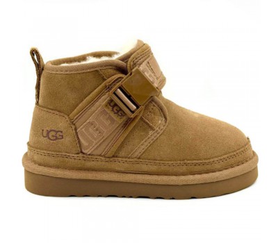 UGG KIDS BOOTS NEUMEL SNAPBACK CHESTNUT