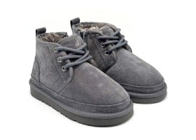 UGG KIDS BOOTS NEUMEL II ZIP GREY