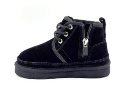 UGG KIDS BOOTS NEUMEL II ZIP BLACK