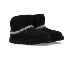 UGG CLASSIC MINI CRESENT BLACK