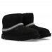 UGG CLASSIC MINI CRESENT BLACK