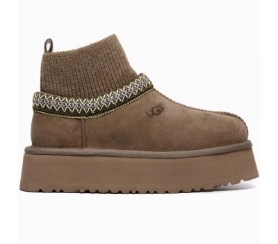 UGG CLASSIC TAZZ KNIT HICKORY