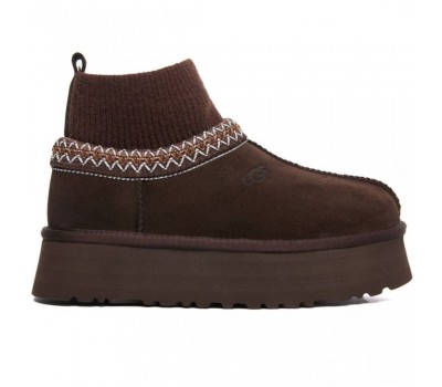 UGG CLASSIC TAZZ KNIT CHOCOLATE