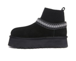 UGG CLASSIC TAZZ KNIT BLACK