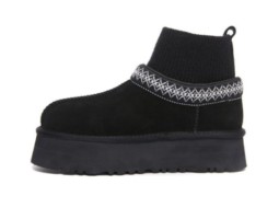 UGG CLASSIC TAZZ KNIT BLACK