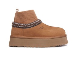 UGG CLASSIC TAZZ KNIT CHESTNUT