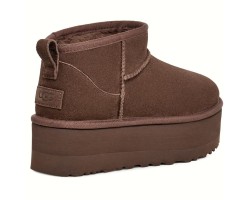 UGG CLASSIC ULTRA MINI PLATFORM CHOCOLATE