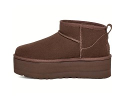 UGG CLASSIC ULTRA MINI PLATFORM CHOCOLATE