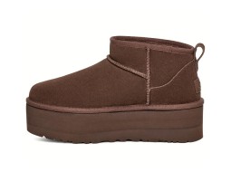 UGG CLASSIC ULTRA MINI PLATFORM CHOCOLATE