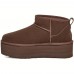 UGG CLASSIC ULTRA MINI PLATFORM CHOCOLATE