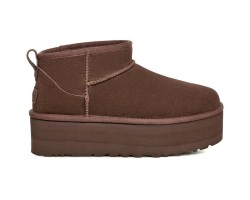 UGG CLASSIC ULTRA MINI PLATFORM CHOCOLATE