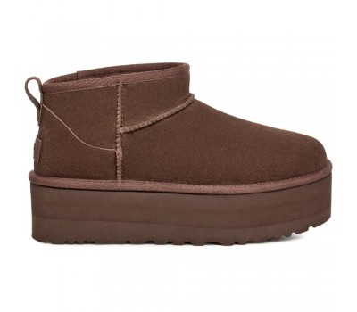 UGG CLASSIC ULTRA MINI PLATFORM CHOCOLATE