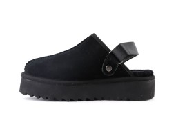 UGG GOLDENSTAR CLOG PLATFORM BLACK