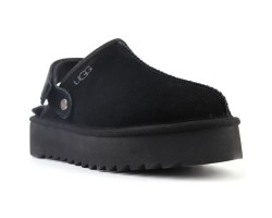 UGG GOLDENSTAR CLOG PLATFORM BLACK