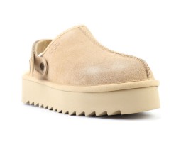 UGG GOLDENSTAR CLOG PLATFORM SAND