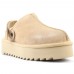 Ugg Goldenstar Clog Platform Sand с мехом