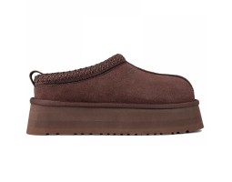 UGG WOMEN'S TASMAN TAZZ PLATFORM CHOCOLATE