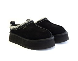 UGG WOMEN'S TASMAN TAZZ PLATFORM BLACK