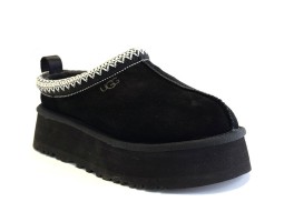 UGG WOMEN'S TASMAN TAZZ PLATFORM BLACK