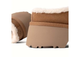 WOMEN'S NEW HEIGHTS COZY CLOG CHESTNUT