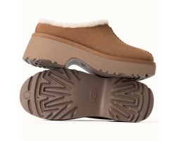 WOMEN'S NEW HEIGHTS COZY CLOG CHESTNUT