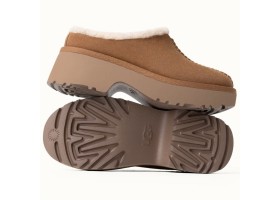 WOMEN'S NEW HEIGHTS COZY CLOG CHESTNUT