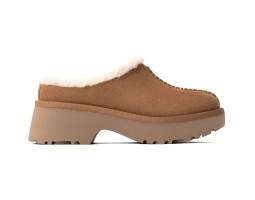 WOMEN'S NEW HEIGHTS COZY CLOG CHESTNUT