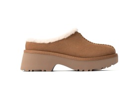 WOMEN'S NEW HEIGHTS COZY CLOG CHESTNUT