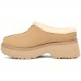 WOMEN'S NEW HEIGHTS COZY CLOG SAND