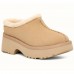 WOMEN'S NEW HEIGHTS COZY CLOG SAND