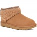 UGG CLASSIC ULTRA MINI LACK MAXI CURLY BOOT CHESTNUT