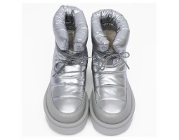 UGG CLASSIC MINI BLOW SILVER