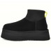 UGG CLASSIC MINI DIPPER BLACK