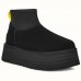 UGG CLASSIC MINI DIPPER BLACK