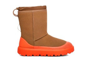 UGG CLASSIC SHORT WEATHER HYBRID CHESTNUT/ORANGE