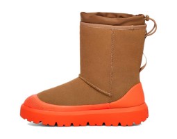 UGG CLASSIC SHORT WEATHER HYBRID CHESTNUT/ORANGE