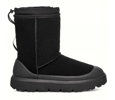 UGG CLASSIC SHORT WEATHER HYBRID BLACK/BLACK