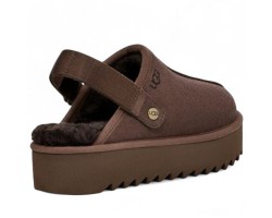 UGG GOLDENSTAR CLOG PLATFORM CHOCOLATE 