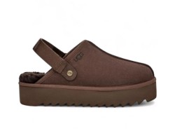 UGG GOLDENSTAR CLOG PLATFORM CHOCOLATE 