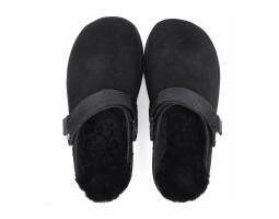 UGG GOLDENSTAR CLOG BLACK с мехом