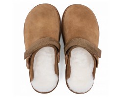 UGG GOLDENSTAR CLOG CHESTNUT с мехом