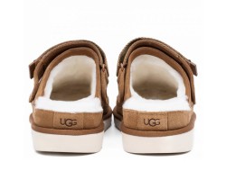 UGG GOLDENSTAR CLOG CHESTNUT с мехом