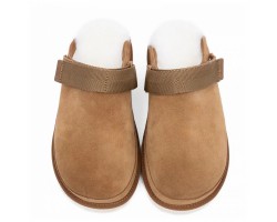 UGG GOLDENSTAR CLOG CHESTNUT с мехом