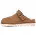 UGG GOLDENSTAR CLOG CHESTNUT с мехом